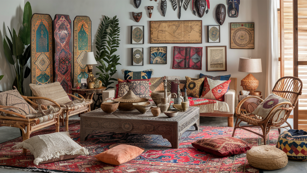 boho interior global influences