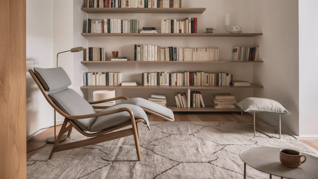 Minimalist Scandinavian-Inspired Reading Spot