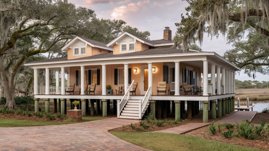 Lowcountry-Style beach house
