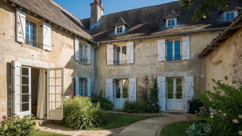 A French country home.