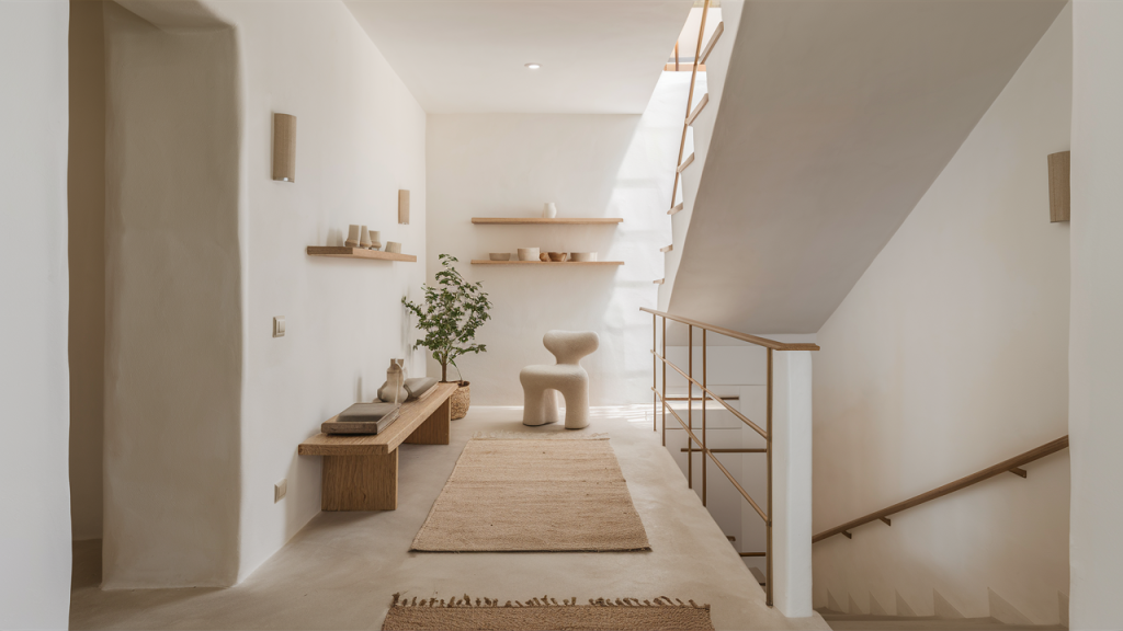 staircase landing minimal