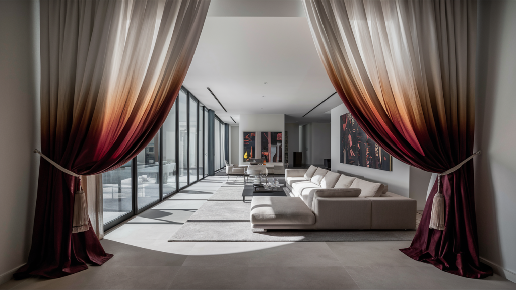 ombre curtains