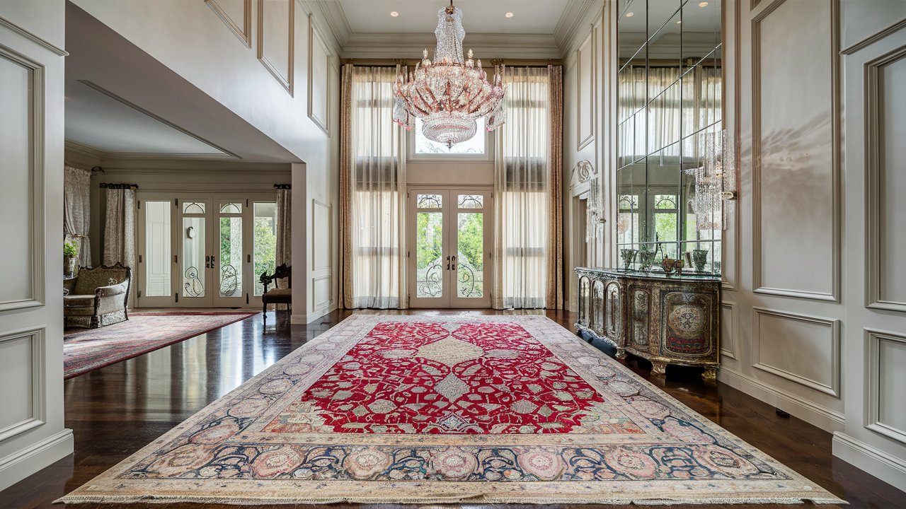 grand foyer entryway carpets