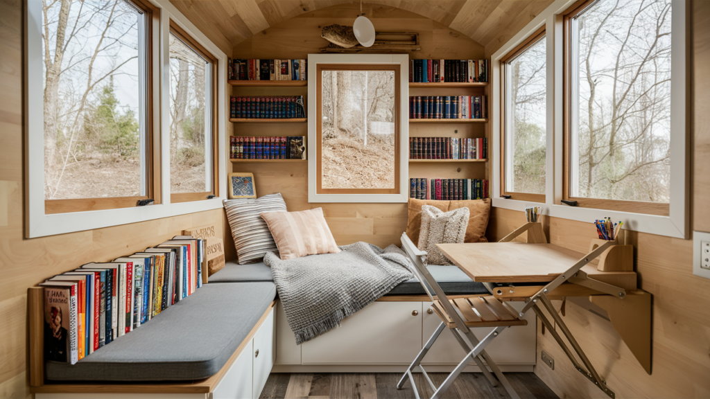 Tiny House or Small Space Reading Alcove