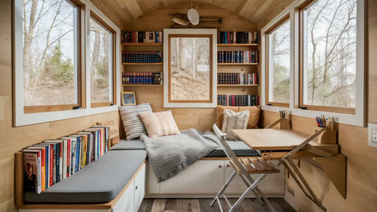 Tiny House or Small Space Reading Alcove