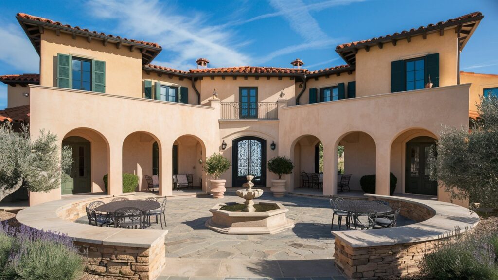 Mediterranean-Style beach house