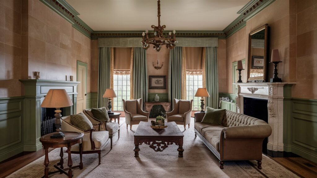 colonial living room