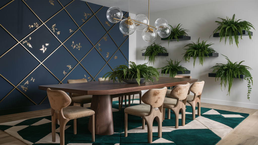 Geometric Prints with Organic Motifs