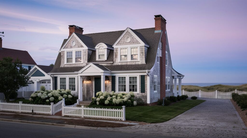 Cape Cod-style beach house