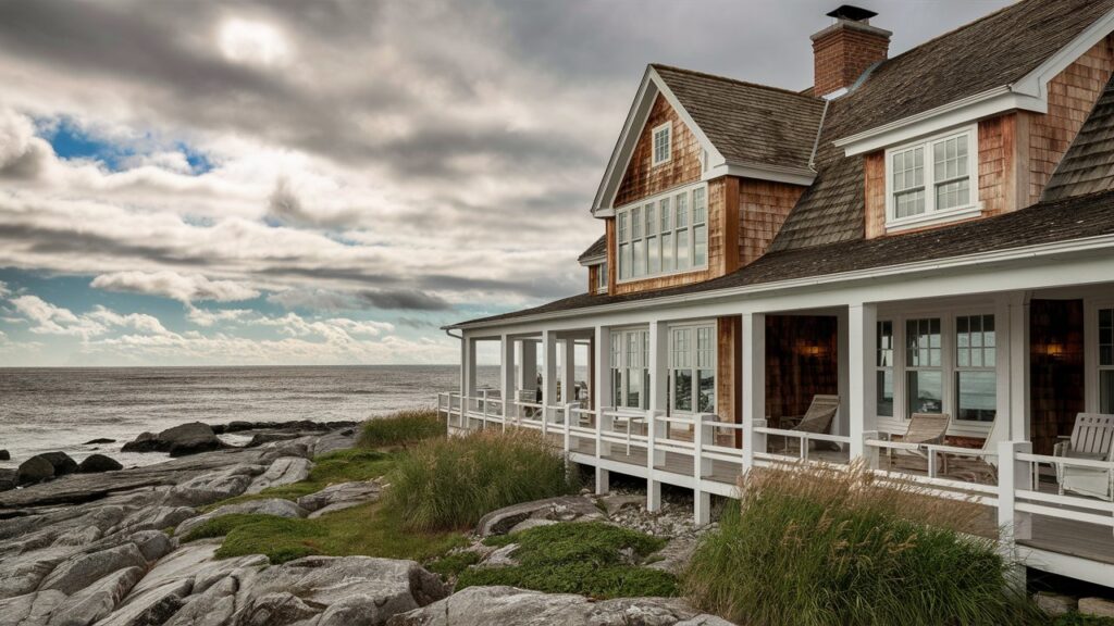 New England beach house