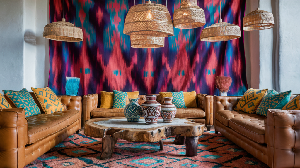 Bohemian Ikat with Bold Geometrics