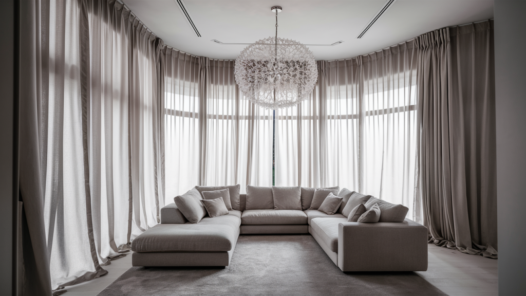 floor to ceiling curtains