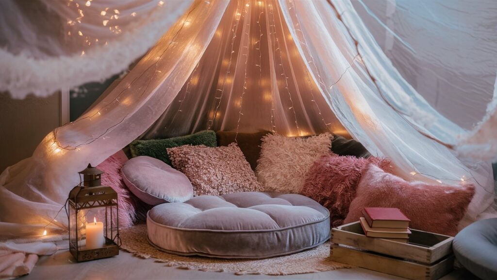 Canopy or Tent Reading Corner for Whimsy