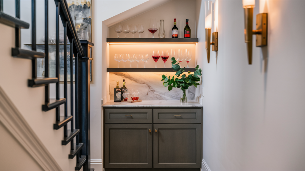 staircase landing bar