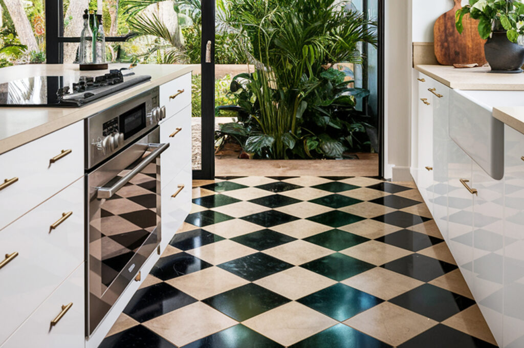 check flooring pattern