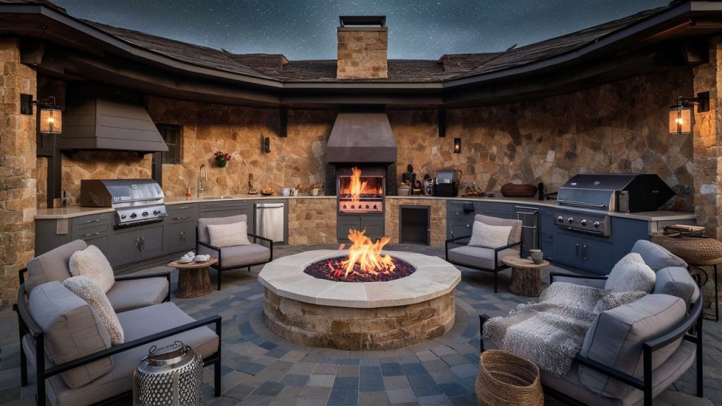 cozy fire pit