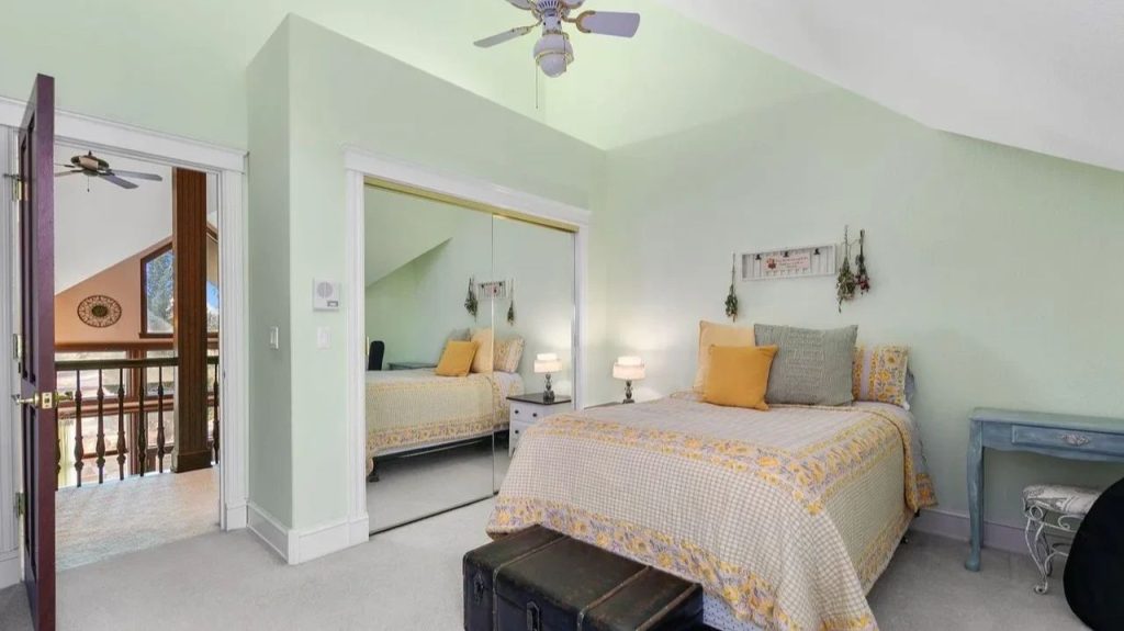 Get Inspired by This Grand 9,523 Sq-Ft Brick Manor in Fort Collins With Curved Staircase, Cherrywood Office, and Vaulted Ceilings