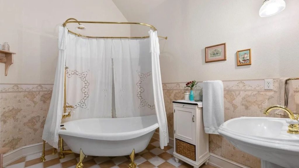 Get Inspired by This Grand 9,523 Sq-Ft Brick Manor in Fort Collins With Curved Staircase, Cherrywood Office, and Vaulted Ceilings