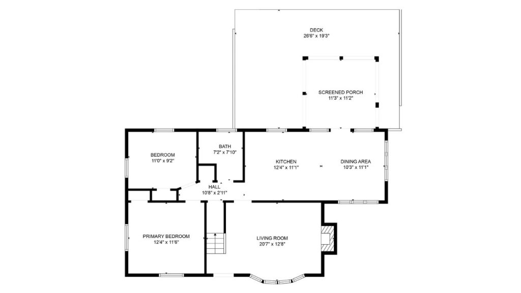 First Floor - Spacious Layout with Natural Light