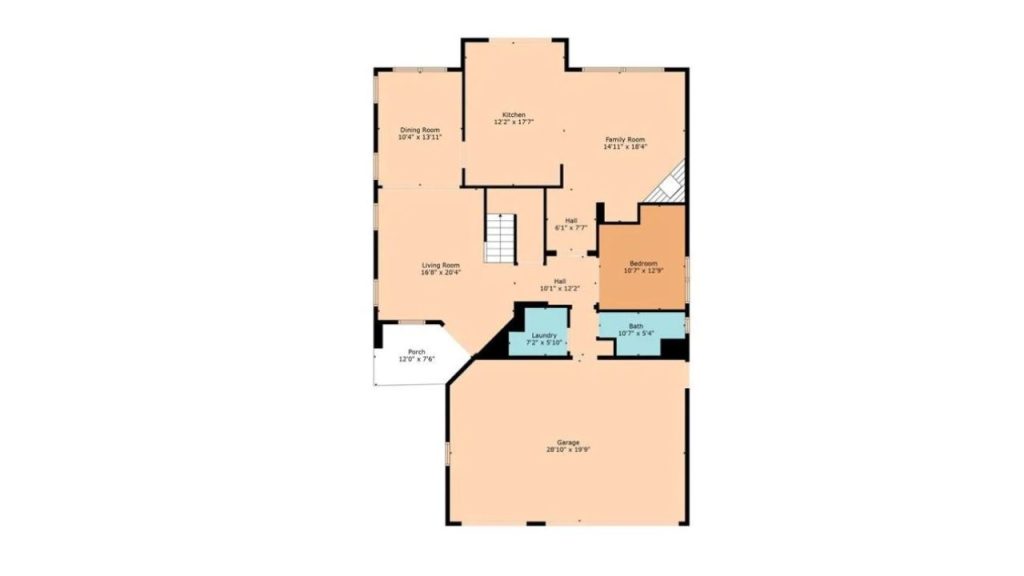Spacious and Functional First Floor Layout