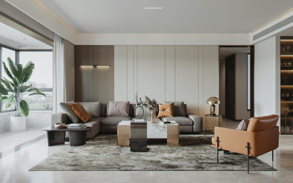 Luxurious living room.
