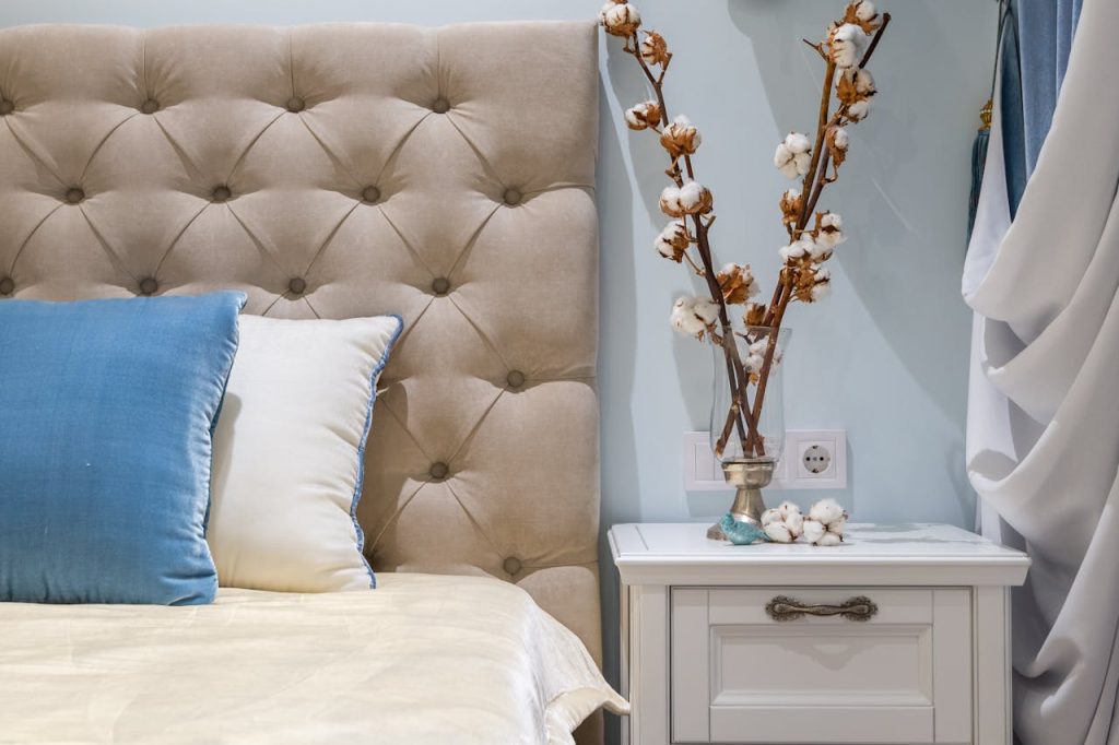 flowers in bedroom