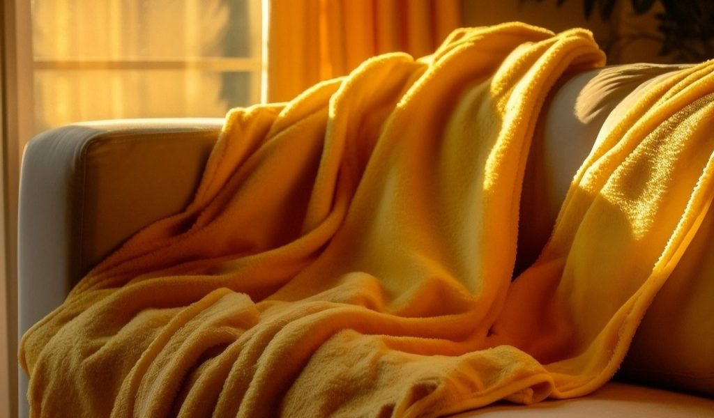 Cozy Butter Yellow Blanket