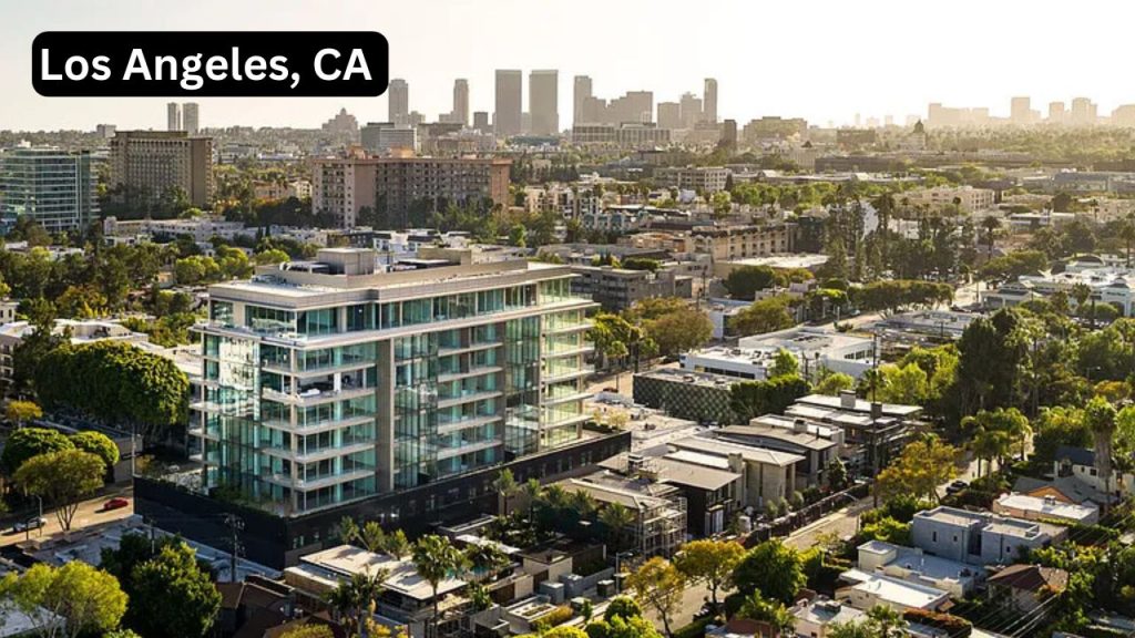 Luxury Los Angeles penthouse with skyline views.
