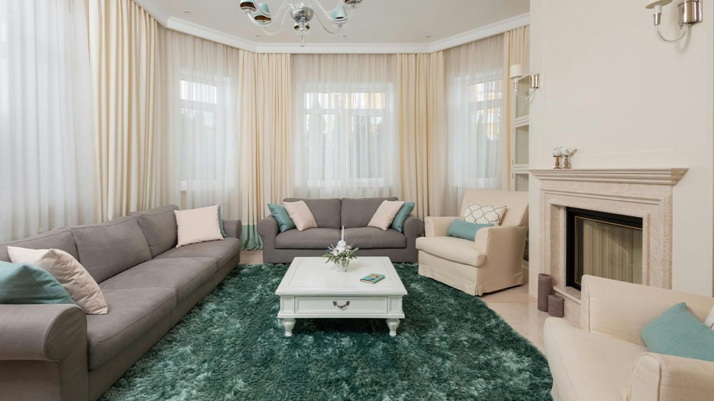 furniture against walls