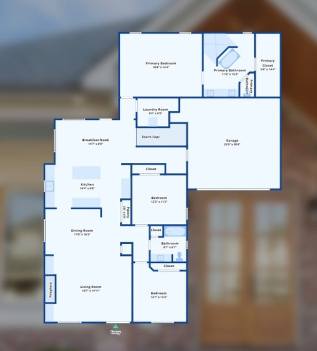 Discover a Modern Elevation Home with Gable Arch and Tongue-and-Groove Porch Ceiling in Hernando Mississippi (Floor Plan Included)
