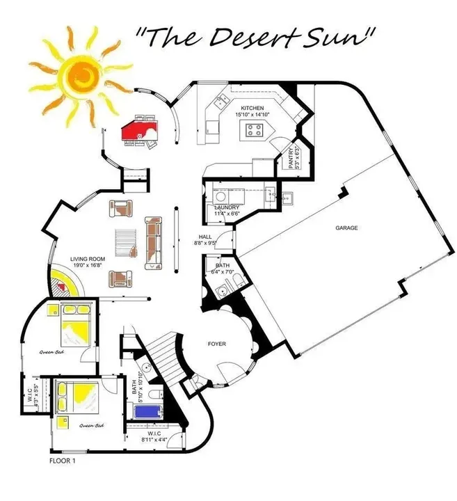 This Pueblo-Style Home in Albuquerque Comes With an Award-Winning Kitchen and Mountain Views (Floor Plan Inside)