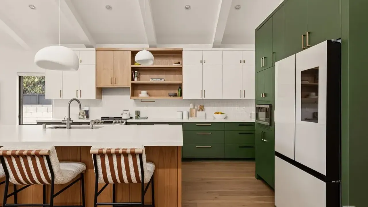 Inside This 2,452 Sq-Ft Japandi Home with Gourmet Kitchen and Vaulted Ceilings in Los Angeles California (Floor Plan Inside)