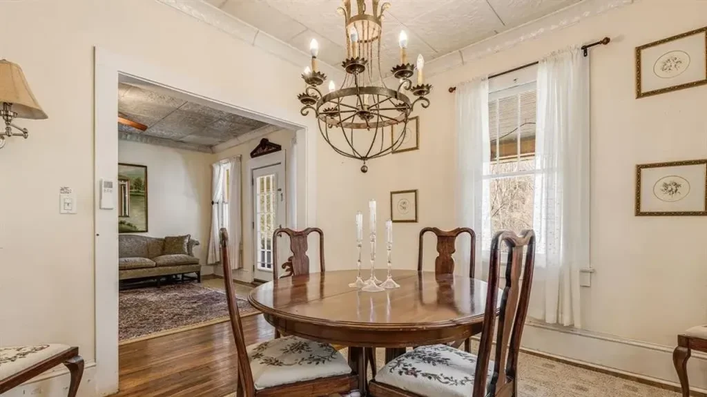 Tour This 1957 Farmhouse with Detached Garage Apartment Near Downtown Marshall, NC (Floor Plan Included)