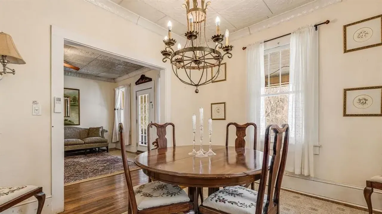 Tour This 1957 Farmhouse with Detached Garage Apartment Near Downtown Marshall, NC (Floor Plan Included)