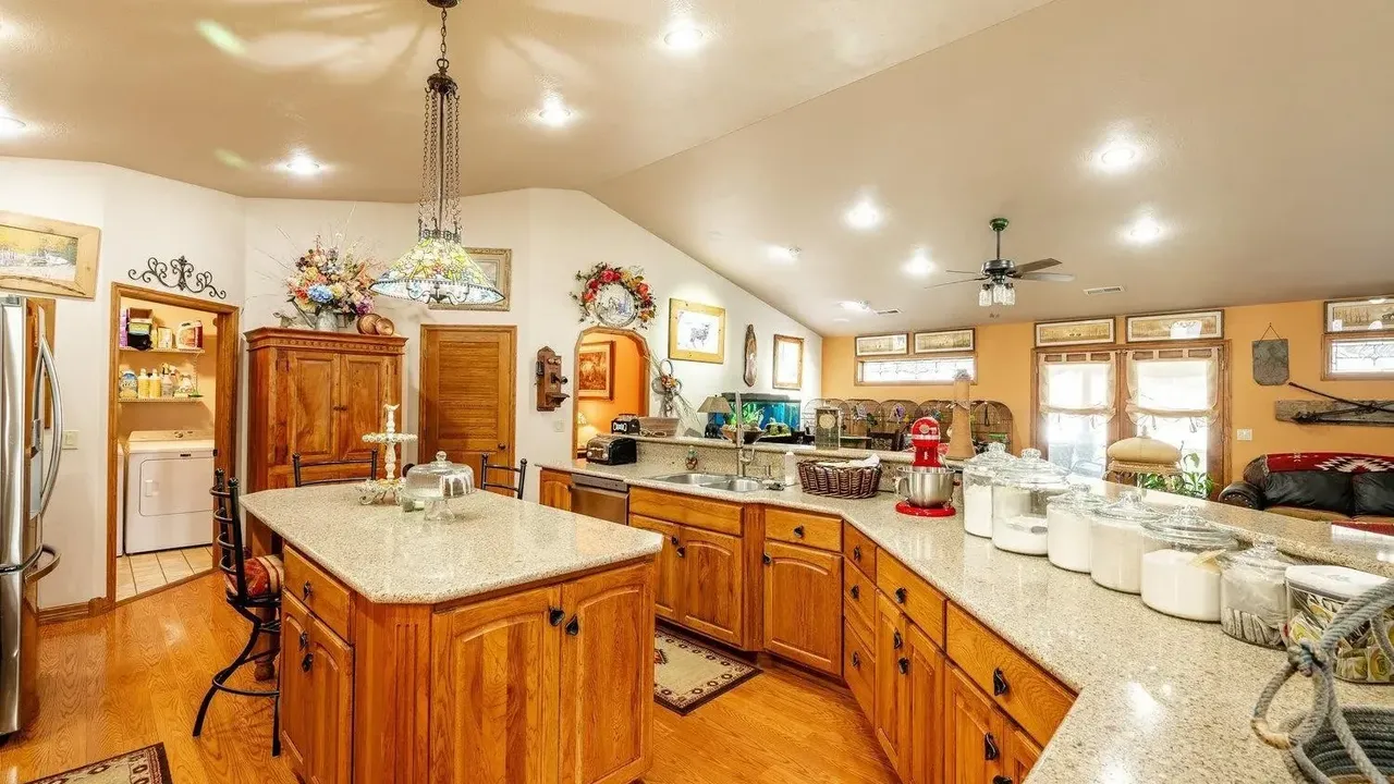 Discover This Beautifully Built 3-Bedroom Ranch-Style Home with Chef's Kitchen and Quartz Counters Near Sheridan (Floor Plan Included)