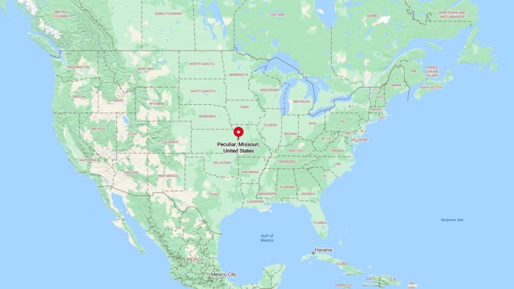 Where is Peculiar, MO?