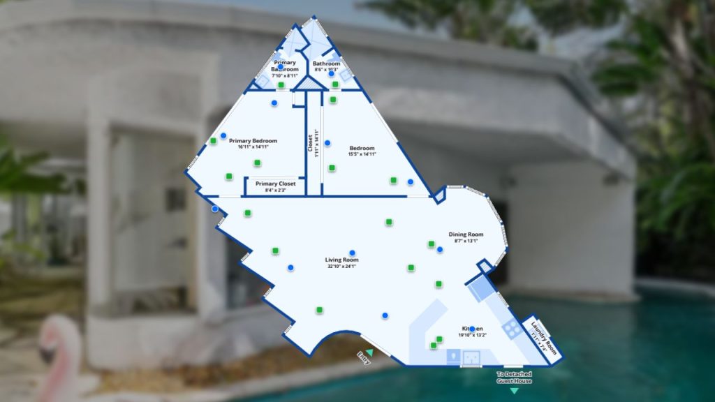 Unique Open Layout with Guest Access