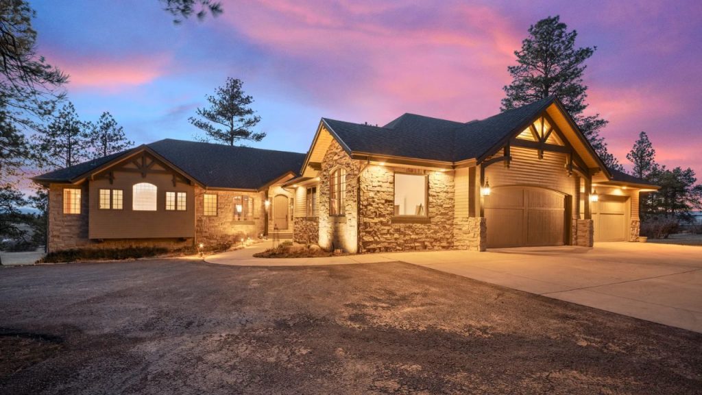 Rustic Modern Home with Garage