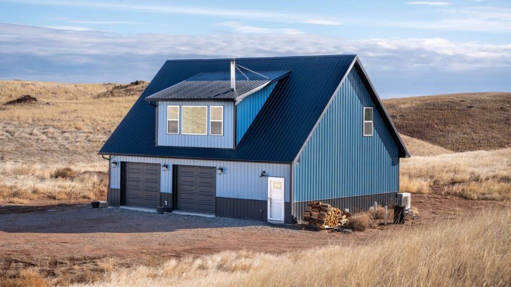 Bold Steel Exterior with Scenic Views