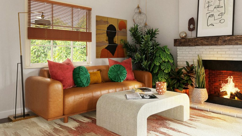 Balance Bold Colors with Neutral Elements