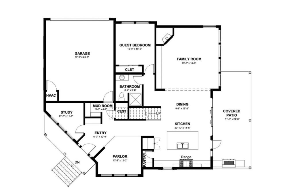 Open-Concept Ground Floor with Guest Suite