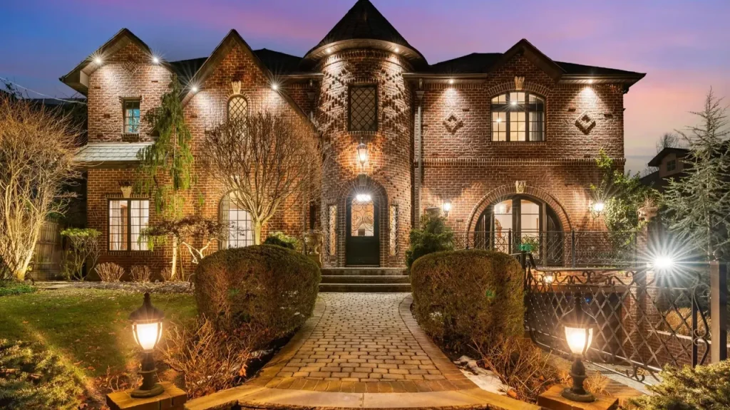 Tour a 10,000+ Sq-ft Luxury Home with In-Ground Pool, Gym, and Wine Room in Staten Island (Floor Plan Inside)