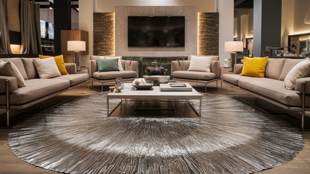 Metallic Rugs and Carpets