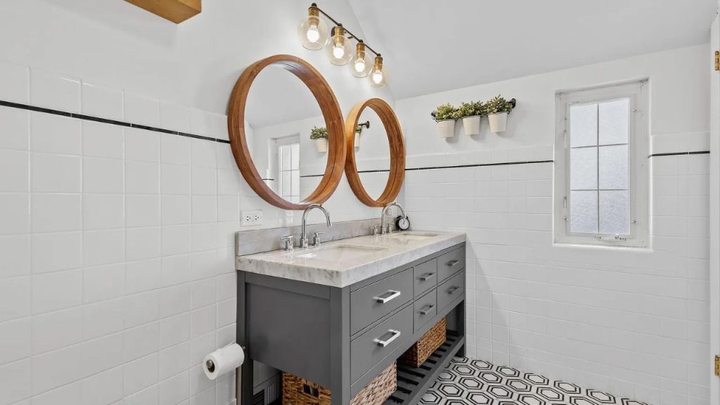 Bathroom with Double Vanity Style