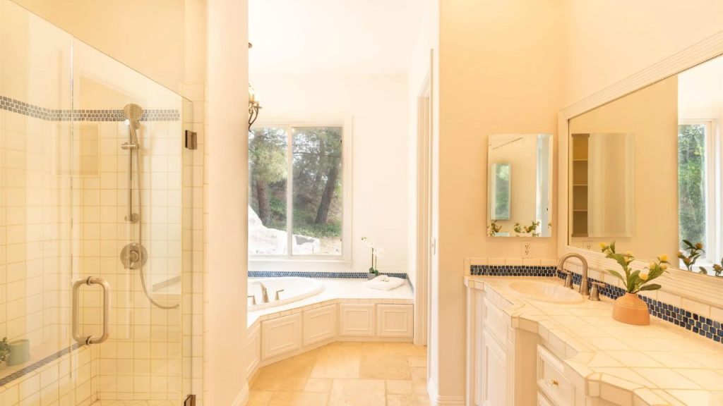 Spacious and Stylish Primary Bath