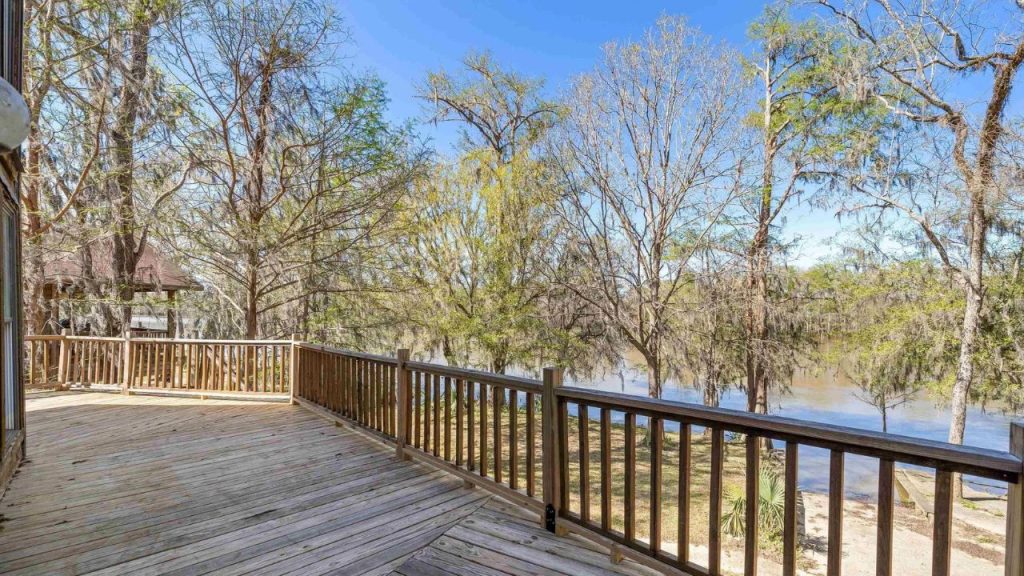 Wraparound Riverfront Terrace Retreat