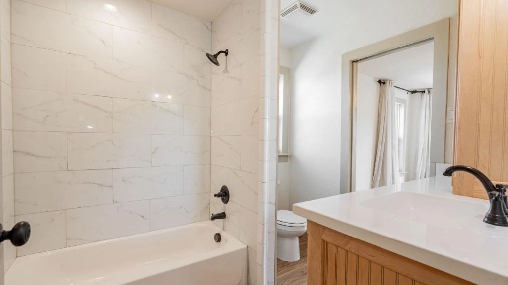 Simple, Stylish, and Functional Bath