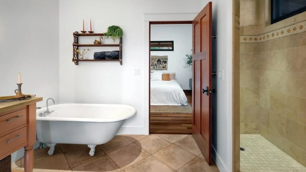 Rustic Elegance in Private Bath