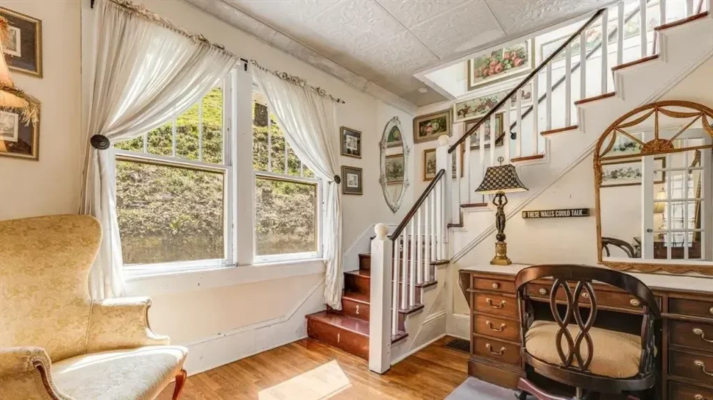 Tour This 1957 Farmhouse with Detached Garage Apartment Near Downtown Marshall, NC (Floor Plan Included)