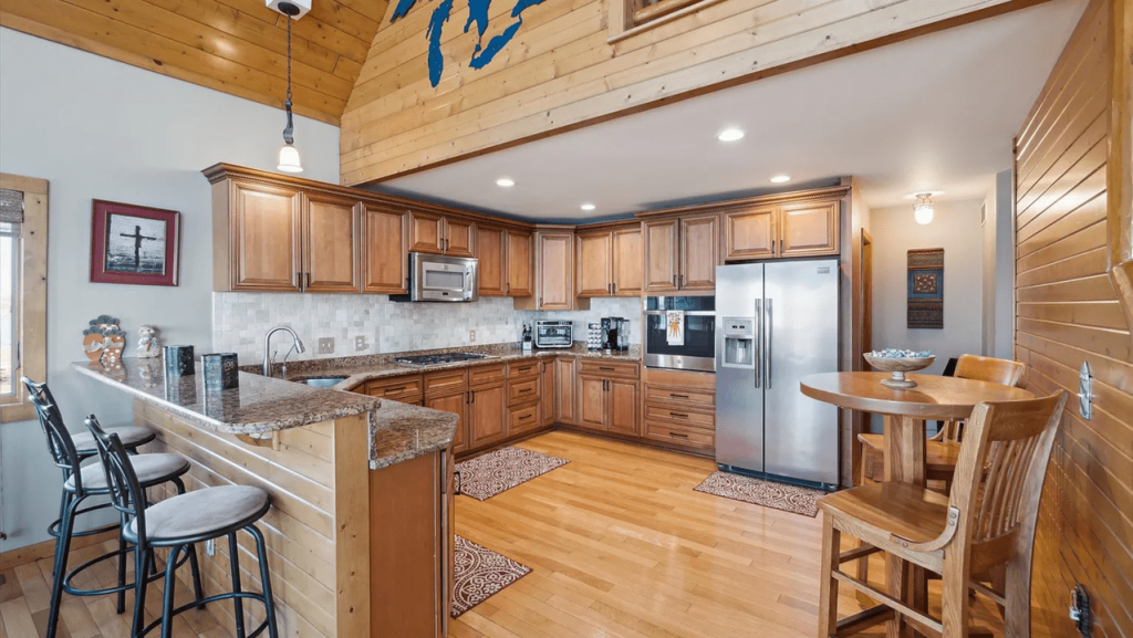 One-of-a-Kind A-Frame Lodge on Lake Erie Waterfront with Floor-to-Ceiling Views in Newport (Floor Plan Inside)